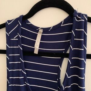 Mona B Blue and white Maxi dress.